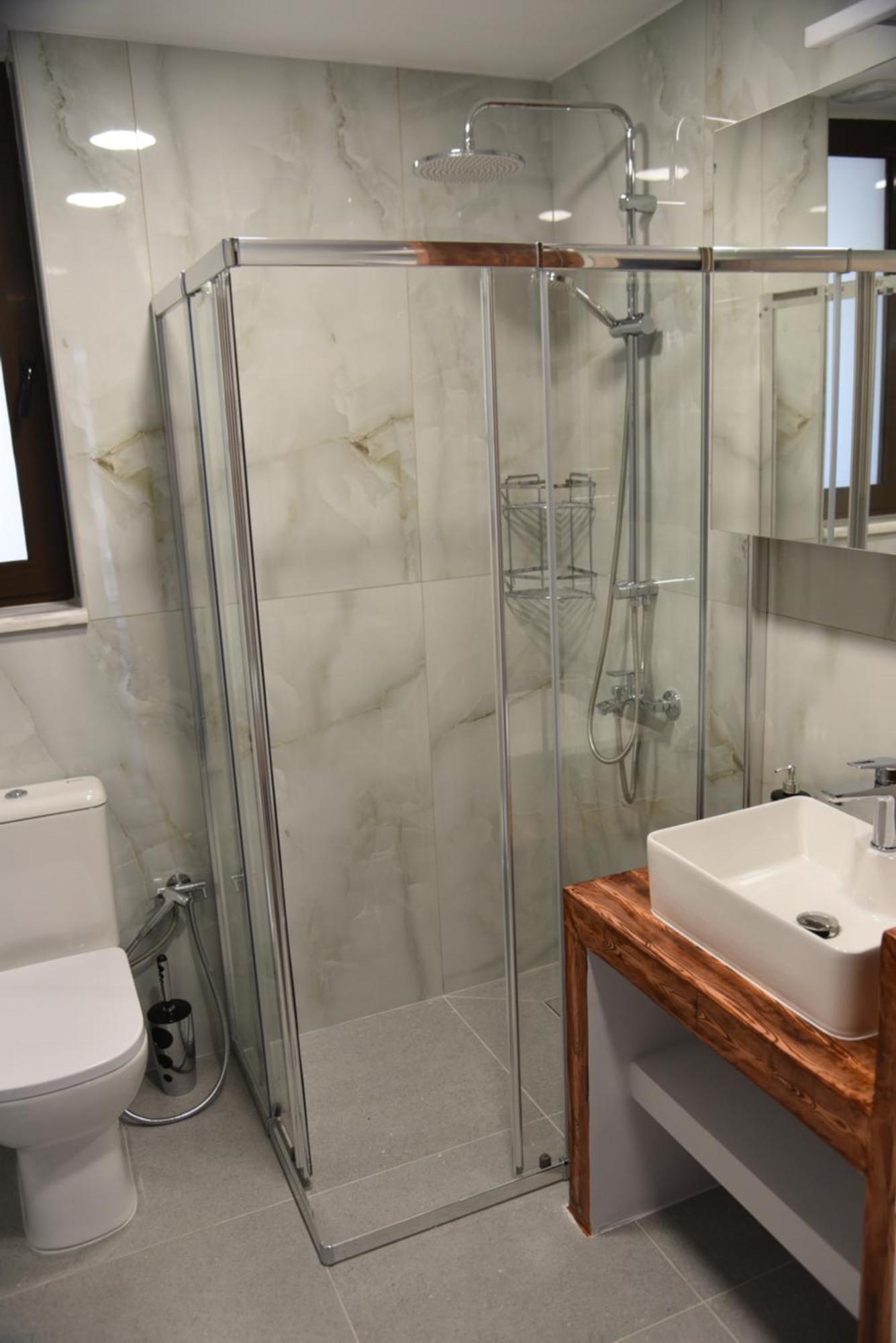 Pirgos Deluxe Apartment - Private Parking กิสเซมอส ภายนอก รูปภาพ